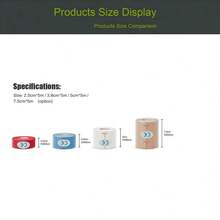 2.5CM X 5M Facial Kinesiology Tape V Line Neck Eye Lift Anti-Wrinkle Sticker Tape Facial Skin Care Tools Elastic Bandage - Multicolor - View 8