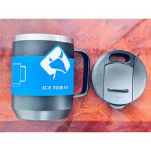 Termo para Café de Doble de Acero Inoxidable 400ml, Termo Taza Térmica para Café con Tapa Hermética y Pajita Telescópica, Taza Termica Frio y Caliente Portátil Vaso Viaje para Café, Té y Agua(Negro) - Negro - Ver 3