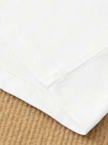 Vintage Western Pattern Graphic Print Summer Tank Top - White - View 3