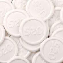 25 pezzi di adesivi con sigillo di cera a motivo 520, adesivi autoadesivi per buste, inviti di matrimonio, biglietti di auguri, confezioni regalo, articoli per il ritorno a scuola, forniture scolastiche