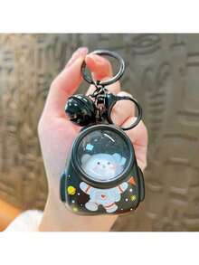 1 pieza Mochila de gato, Mochila de oso, Mochila con luz nocturna, Mochila luminosa, Llavero, Regalo de cumpleaños, Regalo de Pascua, Regalo de Navidad, Regalo perfecto, Juguete - Multicolor - Ver 10