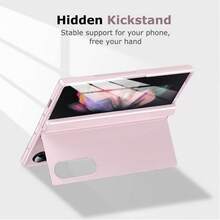 Hadaasi 1 件三合一折叠保护壳，带钢化玻璃屏幕保护膜、铰链支架、光面磁性可调节支架盖，兼容三星 Galaxy Z Fold 7/Z Fold 6/Z Fold 5/Z Fold 4/Z Fold 3 防水防震防摔防刮 - 彩色 - 查看 7