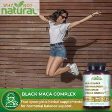 Why Not Natural 4-In-1 Herbal Supplement – Organic Black Maca Root, Ashwagandha, Fenugreek & Panax Ginseng – Supports Hormone Balance, Energy, Vitality & Stress Relief – For Men & Women (Pakc Of 1) - 1 chai - Xem 5