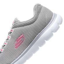 Skechers Zapatos de caña baja para mujer, ligeros, cómodos, informales y para caminar 12985-GYHP - Gris - Ver 8