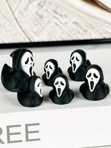 1 Inch Micro Creepy Duck, Tiny Mini Grim Reaper Duck, Ghost Duck Model, Mini Decor Figurine, Easter Gift, Birthday Surprise, Dark Magic Garden Decor, Dollhouse Accessory, Prank, Quirky Resin, Halloween Spooky Duck, 3D Printed Ornament, Christmas Decoration, New Year Desktop Accessory - Multicolor - View 10