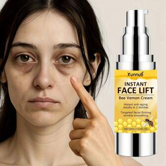 Crema reafirmante e iluminadora de apisterapia - Reafirma y alisa la piel flácida, suaviza las líneas finas y las arrugas | Sin alcohol con ácido hialurónico para todo tipo de pieles - 30ml