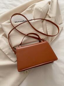 Bolso de mano mini de moda para mujeres, nuevo modelo de primavera/verano con unicolor convertible a bandolera/bolso de hombro, bolso casual para la oficina y el día a día