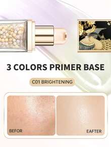CATKIN Skin Perfect Tinted Primer Base Color-Correcting Even Skin Tone Invisible Pores Hydrating Primer C01 Brightening