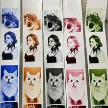 5 Rolos de Papel Fotográfico - Papel Térmico Colorido - Acabamento Liso, 65g/m² - Ideal para Câmeras de Impressão Instantânea e Mini Impressoras, Papel para Impressão Fotográfica | Papel Fotográfico Colorido | Papel de Acabamento Liso, Impressão Fotográfica 57*25mm