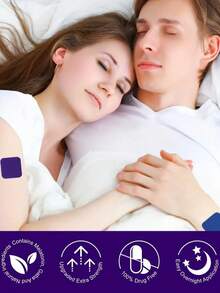 120pcs Portable Sleep Patches - Made With Natural Herbal Ingredients And Plant-Based Fragrances, Easy To Use (Suitable For Both Men And Women). These Soothing Sleep Patches Can Help Relieve Jet Lag And Promote A Good Night's Sleep. They Are The Ideal Travel Companion And Also Make A Great Birthday Or Christmas Gift. - Multicolor - View 4