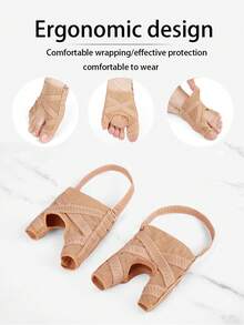 1 Cặp vớ tách ngón chân rộng thoáng khí không mùi - Thiết kế công thái học bảo vệ ngón chân, vớ chia ngón chân ngày và đêm có thể đeo để căn chỉnh ngón chân và tạo sự thoải mái - Nhiều màu - Xem 3