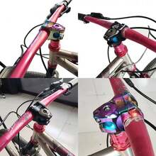 Elevador de guidão de MTBBicicleta CNC ultraleve em liga de alumínio de alta resistência com esqueleto de guidão curto31.8 * 35 Speed Riser