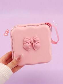 便携式零钱包、耳机包、耳机便携包、USB 数据线收纳盒、收纳袋、钥匙包、数据线充电器、收纳袋、无线耳机和耳机盒、适用于大学宿舍的旅行收纳袋、化妆包、度假、圣诞礼物、圣诞装饰品、秋季礼物圣诞节节日送礼、波西米亚风