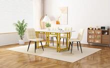 Sairedel Dining Tables - Gold - View 3