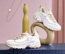 Skechers Women's Comfortable Breathable Wear-Resistant Casual Shoes - White - View 1