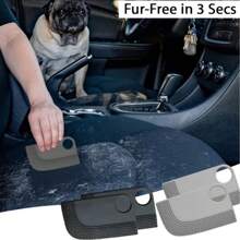 1pc Car Interior Hair Cleaning Brush, Portable Pet Hair Remover Tool, Reusable Pet Hair Removal Brush For Clothes, Seat Covers, And Upholstery Easy Clean Lint Roller