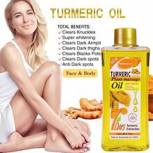 Brand New Upgraded Turmeric Oil, Facial And Body Massage Oil, The Top Choice For Massage In Spa And For Relaxation. Turmeric Nourishing Essential Oil, Facial And Body Massage Oil, Deeply Nourishes, Hydrates And Moisturizes. - 黃色 - 查看 10