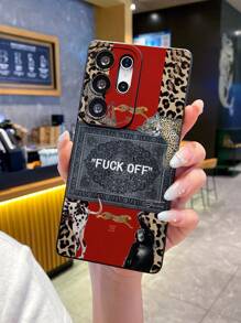 New Fashionable Leopard, Gorilla, Letter Print Matte Soft TPU Phone Case, Anti-Scratch, Anti-Fingerprint, Camera Lens Protection, Compatible With Apple, OPPO, VIVO