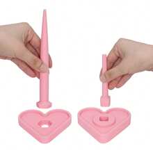 3D Print Vertical Spinning Stand Shiny-Design Heart Knitting Rotary Plastic Tools Yarn Spinners Organizer Storage Holder