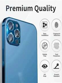 3 Packs 16 / 16 Plus Camera Protection, Military Standard Scratch-Resistant Protective Film, 9H Hardness, Ultra Clear, Bubble-Free Tempered Glass Camera Screen,Clear Compatible With IPhone