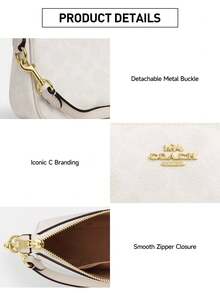 Nolita 19 In Blocked Signature Canvas Women Clutch Bag Ladies Cute Purses And Bags Women Bag Shoulder Bag - White Chalk - 查看 6
