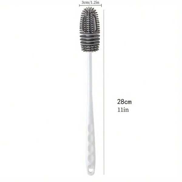 Long Handled Multifunctional Water Bottle Cleaning Brush - Suitable For Thin Necked Water Bottles, Bathroom Water Bottles, Sports Water Bottles, Coffee Cups, Cups, And Flasks!