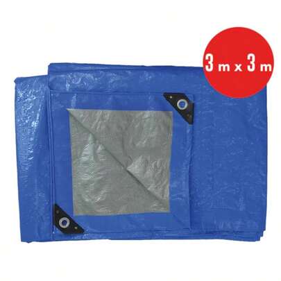 Lona de polietileno 3m x 3m Azul LP11033A ByP