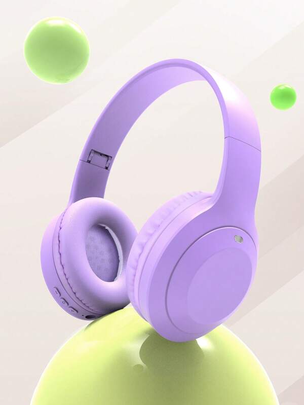 New Wireless Headset With Full Cover Ear Style, Extendable, Business And Mobile Phone Compatible, High Definition Call, Foldable, Hifi Deep Bass, Super Long Battery Life, Wireless Earphone