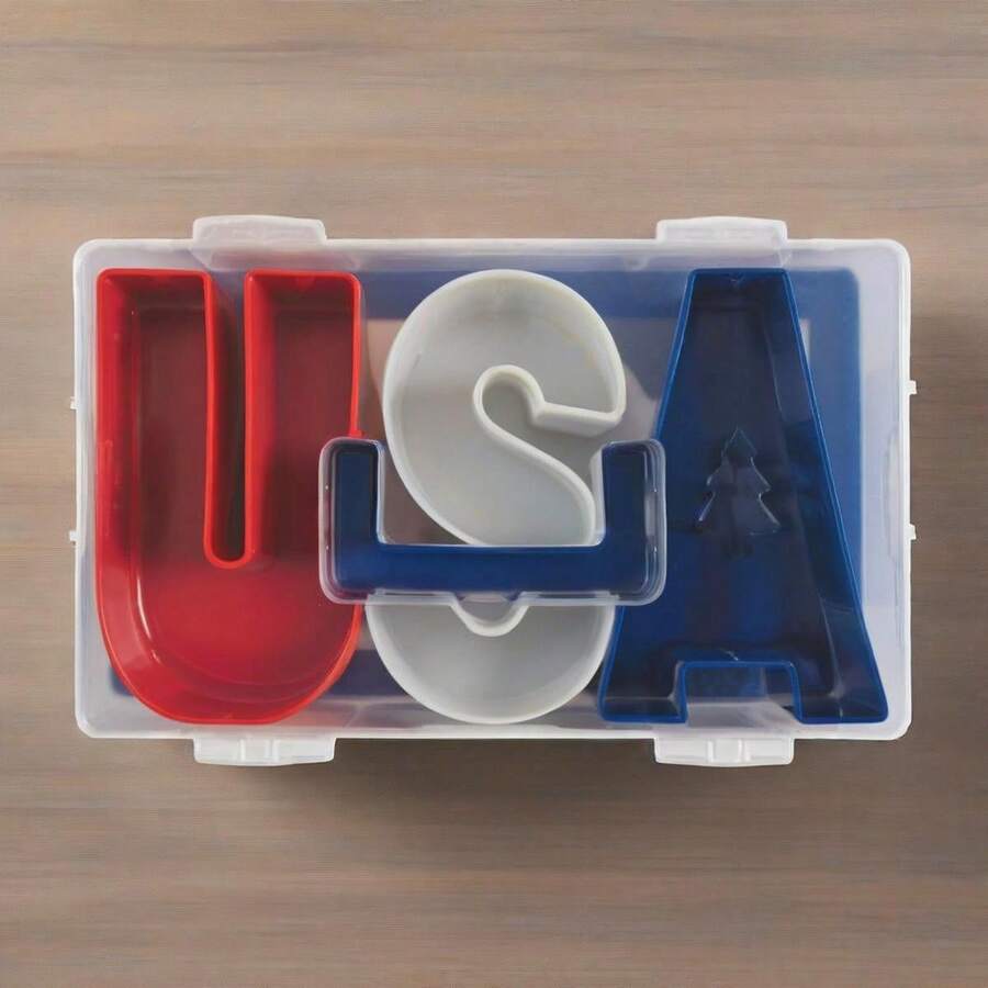 Caja de aperitivos Americana de EE.UU. - Multicolor - Ver 1