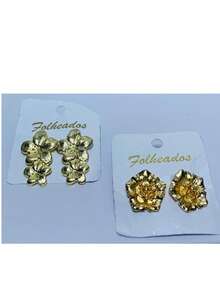 KITS OF 2 PAIRS OF PLATED EARRINGS - KIT 02 - View 2