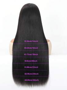 Peluca de cabello humano con encaje transparente sin pegamento de 5x5 pulgadas, cabello virgen de alta densidad al 150% para mujeres