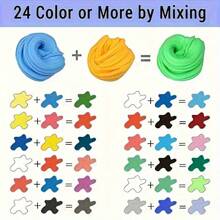 12pcs/24pcs/36pcs Super Light Air Dry Clay Modeling Clay Toys Kit, DIY Clay Crafts, Christmas Gift For Friends, Valentine's Day Gift For Friends And Classmates, Also Suitable For Gifts To Siblings