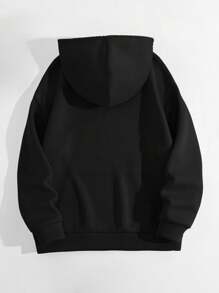 Love Joyy Shiny Rhinestone Pattern, Bondi Beach Coconut Trees And Surfing Pattern Solid Color Pullover Hoodie Loose Fit Dropped Shoulders With Pockets, Hot Rhinestone Craft Casual Summer Hooded Sweatshirt Fashion Clothing Daily Casual Wear