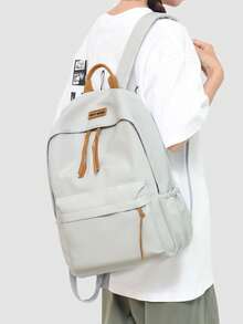 Mochila estilo coreano para niñas escolares, estudiantes de secundaria, estudiantes de primaria de 3.° a 6.° grado, estudiantes universitarias lindas, bolso de hombro - Multicolor - Ver 4