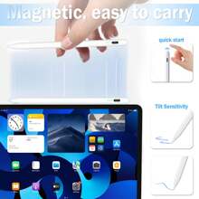 Lápiz con función stylus compatible con el Apple Pencil con indicadores de energía LED y rechazo de palma para iPad de 2022, 2021, 2020, 2019, 2018 - Regalo ideal para madre, familia, amigos, cumpleaños, fiestas y accesorios de bolígrafo
