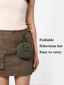 1 Piece Of Foldable Storage Bucket Hat For Men And Women, Sun Protection Hat, Windproof Drawstring Adjustable Sun Hat, Outdoor Sports Waterproof Quick-Drying Hat, Decorative Beach Hat, Women's Hat