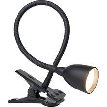 TXHF NHCLPOLBK Olivia LED Clamp Light Desk Lamp With Flexible Gooseneck 3 Brightness Levels And 3 Color Modes Black - Black - View 2
