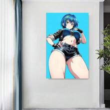 Framed Canvas Xenovia Quarta Hot Sexy Lewd Anime Cartoon Girl Waifu High School DxD Photos Father's Day Gift - Framed - View 3