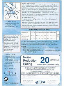 Original Children's EarPlanes By Cirrus Healthcare Ear Plugs Airplane Travel Ear Protection 3 Pair BONUS VALUE PACK - Uncorded - 查看 2