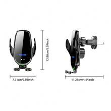 ESSAGER Essager Qi 15W Wireless Charger Car Phone Holder In Car Air Vent Mount Compatible With iPhone 14 13 12 X Pro Max Xiaomi Huawei Fast Charging