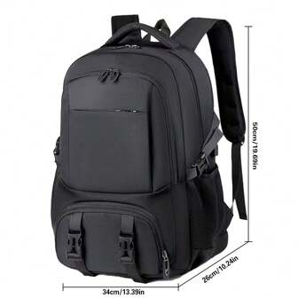Sac à dos extensible transfrontalier de grande capacité, sac à dos décontracté pour voyage en plein air, sac de voyage multifonctionnel