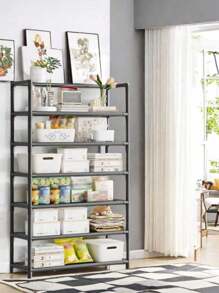 3-7 Tier Reinforced Shoe Rack, High Capacity Simple Entryway Multi-Layer Dust-Proof Shoe Storage Cabinet For Home, Dorm Use