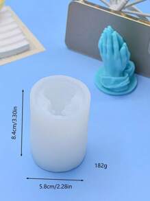 New Design Figure Shaped Candle Mold, Rose Flower Blindfold Girl Gypsum Home Decor Ornaments, Gift, Scented Candle Silicone Mold