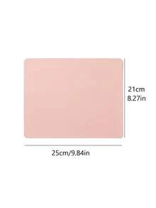 Dusty Pink Nail Art Table Mat Waterproof Soft PU Leather Studio Desk Mat Foldable Nail Arm Rest Cushion Manicure Pad Nail Table Pad Desk Mat For Nail Technician Salon Home - Dusty Pink - View 10