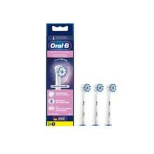 Oral-B Sensitive Clean Clean&Care Replacement Electric Brush Heads (3 Count) Advanced Bristle Technology For A Superior Deep Clean, Color-Fading Bristles Signal When To Replace, Compatible With Most Oral-B Handles, Ideal For Families, Long-Term Use, Travel, Or Gifting To Health-Conscious Loved Ones - Trong sáng - Xem 4