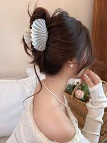 1 bucată/3 bucăți de accesoriu de păr cu gheare de culoare jeleu pentru femei, design curbat confortabil, potrivit pentru păr cu grosime medie, condus casual, accesorii de păr pentru yoga, agrafe de păr la modă, agrafe cu gheare pentru femei