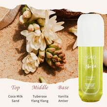 Wish 6.1fl.Oz Hair & Body Fragrance Mist For Women - Long-Lasting Perfume,It Contains Fragrances Of Coconut Milk, Vanilla, Etc ,Perfect For Dating, Parties And Gift Giving - TOLEDO TANGO - 查看 2