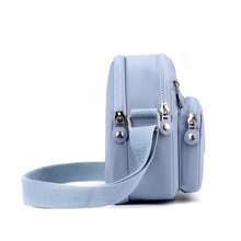 Wasserdichte Handy Tasche Damen Mini Nylon Umhängetasche Tägliche Mehrschichtige Reißverschluss Geldbörse Lässige Outdoor Reise Nylon Tasche