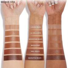 Barra bronceadora en crema ColourPop - Maquillaje de contouring y brillo de verano con acabado natural y mate - Fórmula que se puede construir para lograr un efecto cálido y luminoso - La Jolla Cove (8 g)