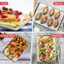 STAINLESS STEEL BAKING TRAY/ROASTING DISH/OVEN TRAY/SHEET PAN/OVEN DISH - Silver - View 2